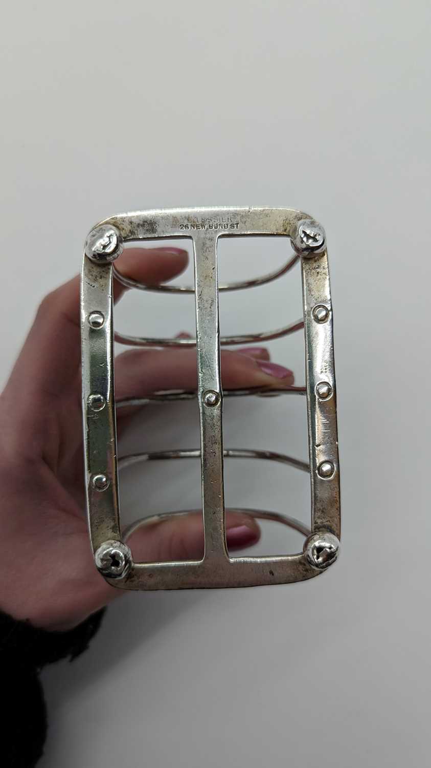 A Victorian silver four division toast rack, - Image 10 of 18