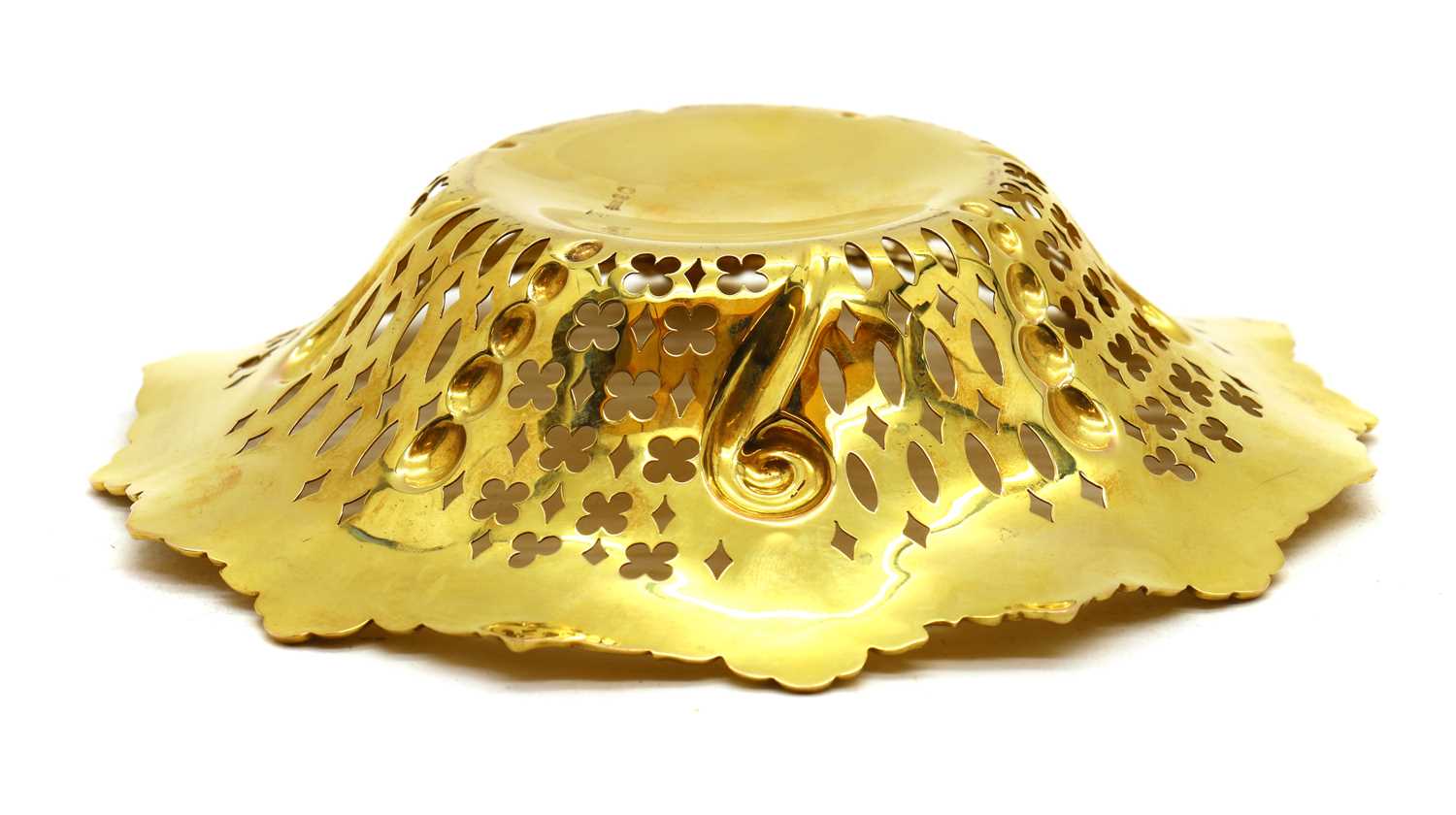 A 9ct gold bonbon dish, - Image 4 of 12