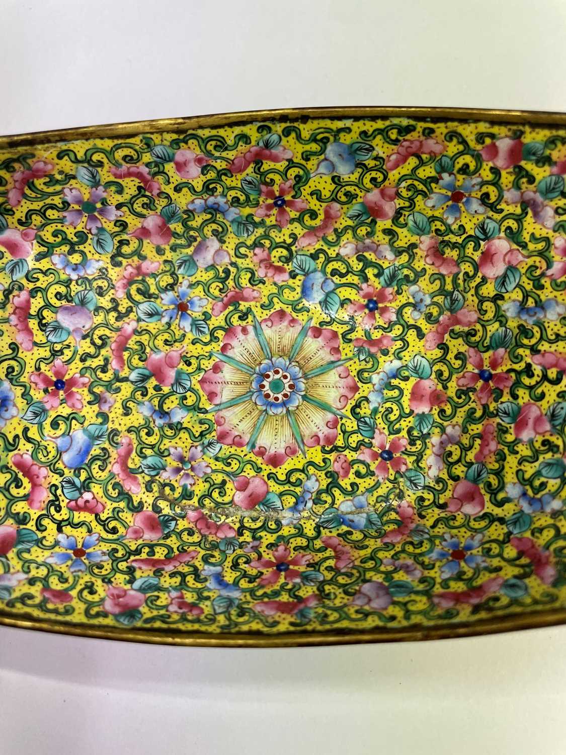 A Chinese painted enamel tea bowl and tray, - Image 24 of 26