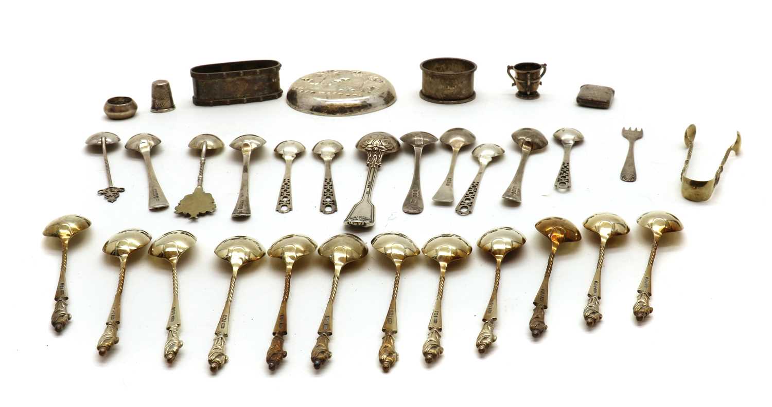 A collection of silver items - Image 2 of 2