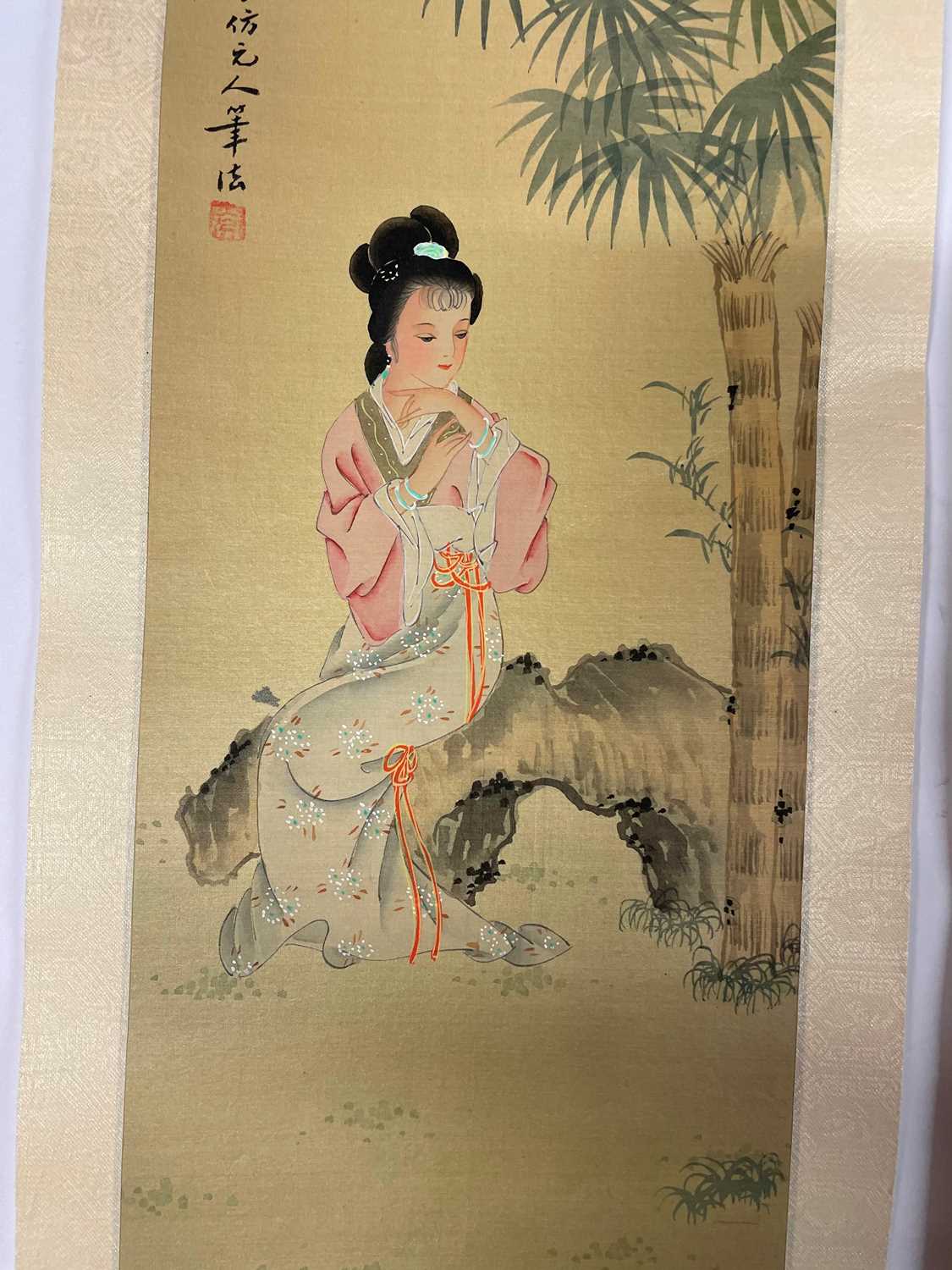 A group of three Chinese paintings, - Image 12 of 19
