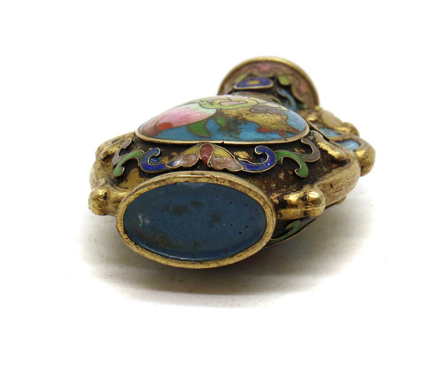 A Chinese cloisonné snuff bottle, - Image 3 of 12
