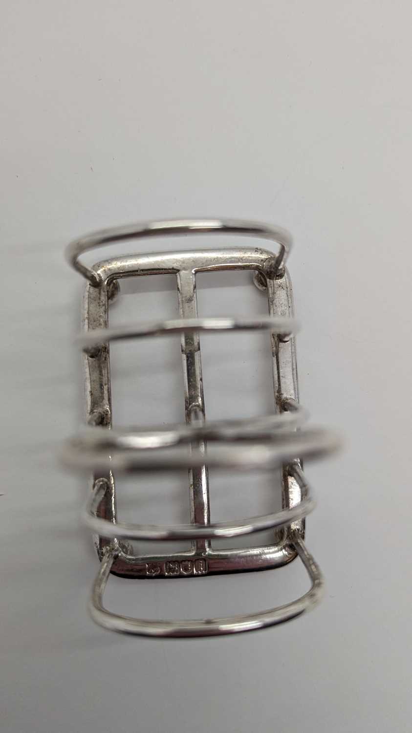 A Victorian silver four division toast rack, - Image 15 of 18