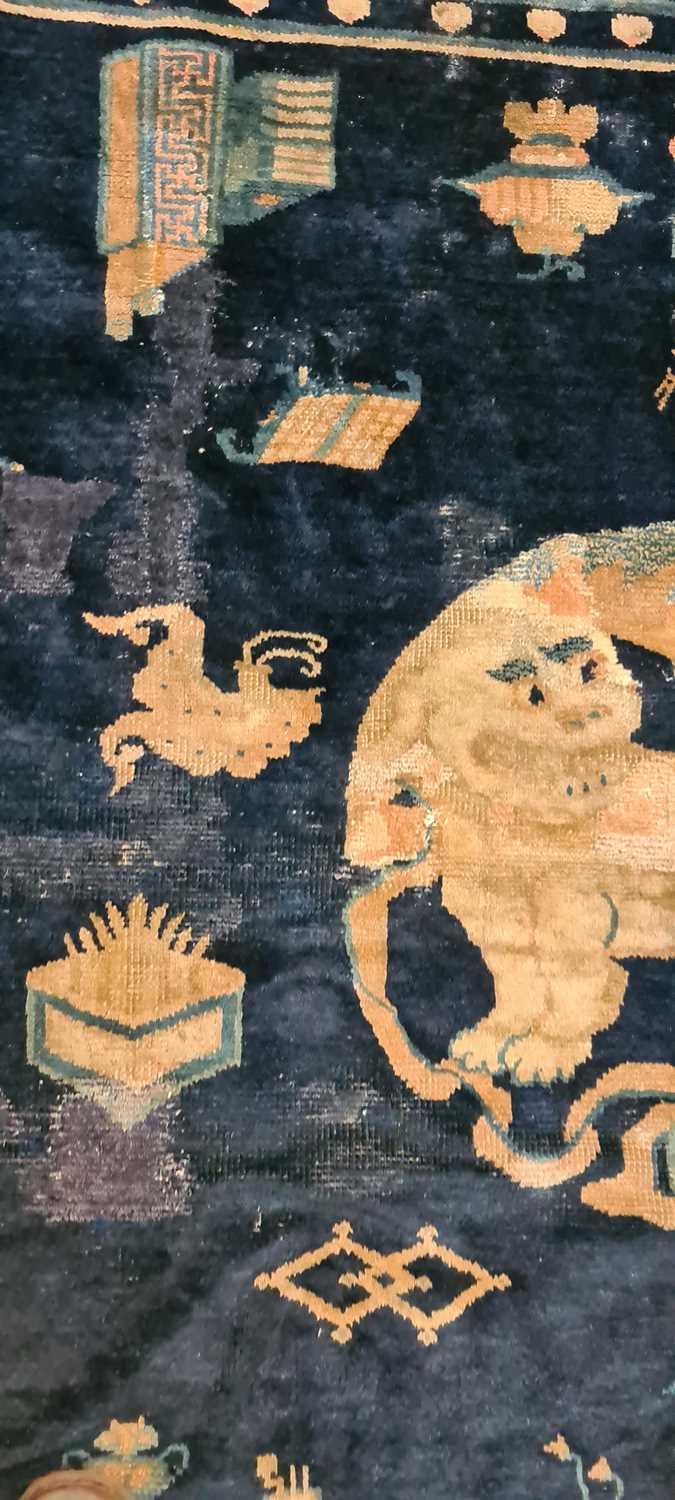 A Chinese wool rug, - Image 14 of 24