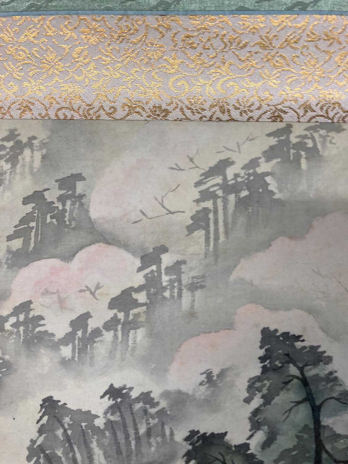 A collection of seven Chinese and Japanese hanging scrolls, - Image 55 of 82