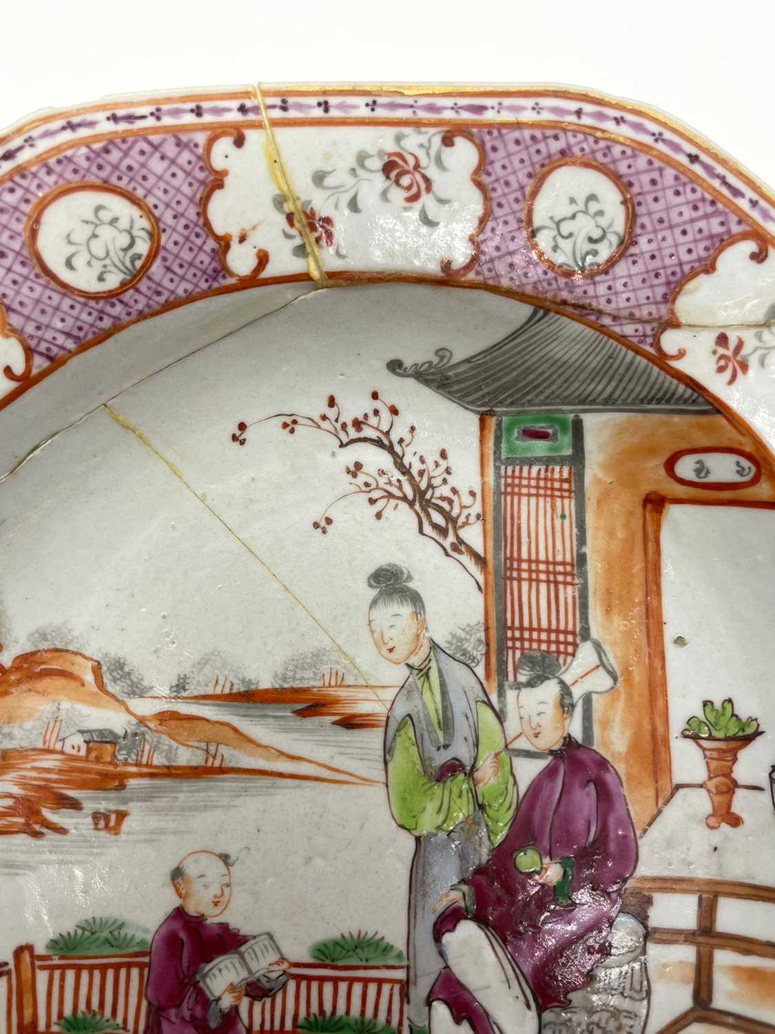A pair of Chinese famille rose soup plates, - Image 33 of 43