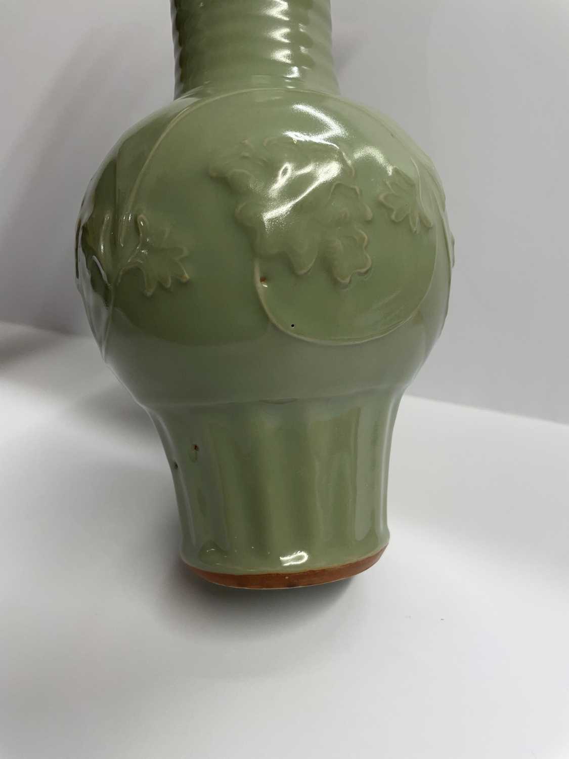 A Chinese celadon vase, - Image 8 of 15