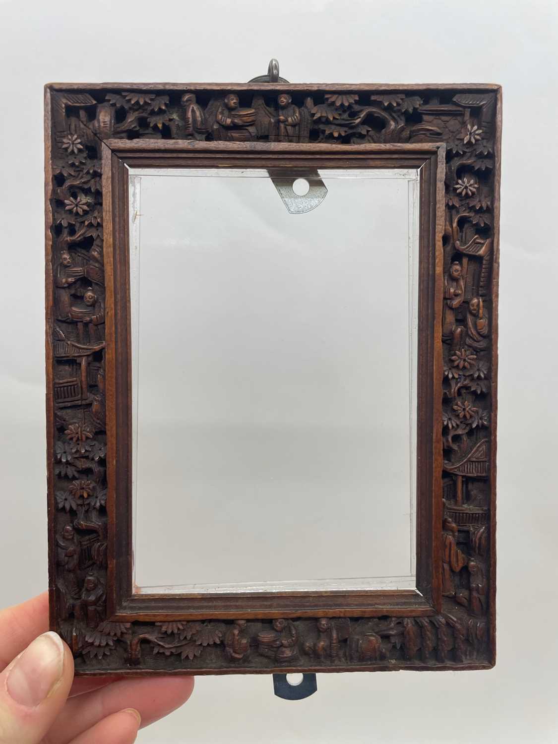 A Chinese boxwood frame, - Image 7 of 19