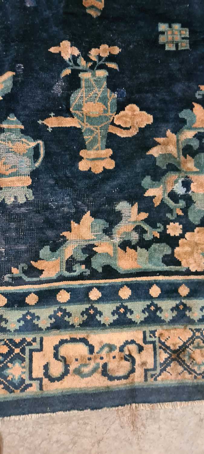 A Chinese wool rug, - Image 10 of 24