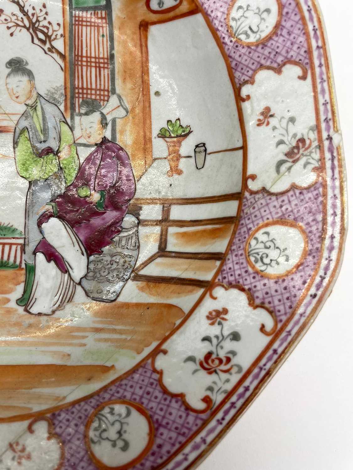 A pair of Chinese famille rose soup plates, - Image 41 of 43