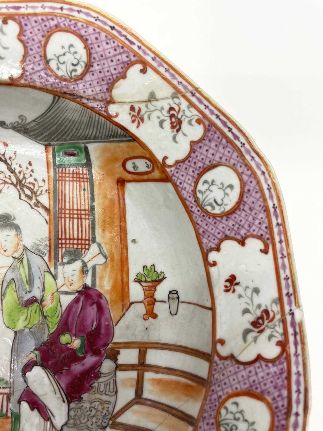 A pair of Chinese famille rose soup plates, - Image 28 of 43