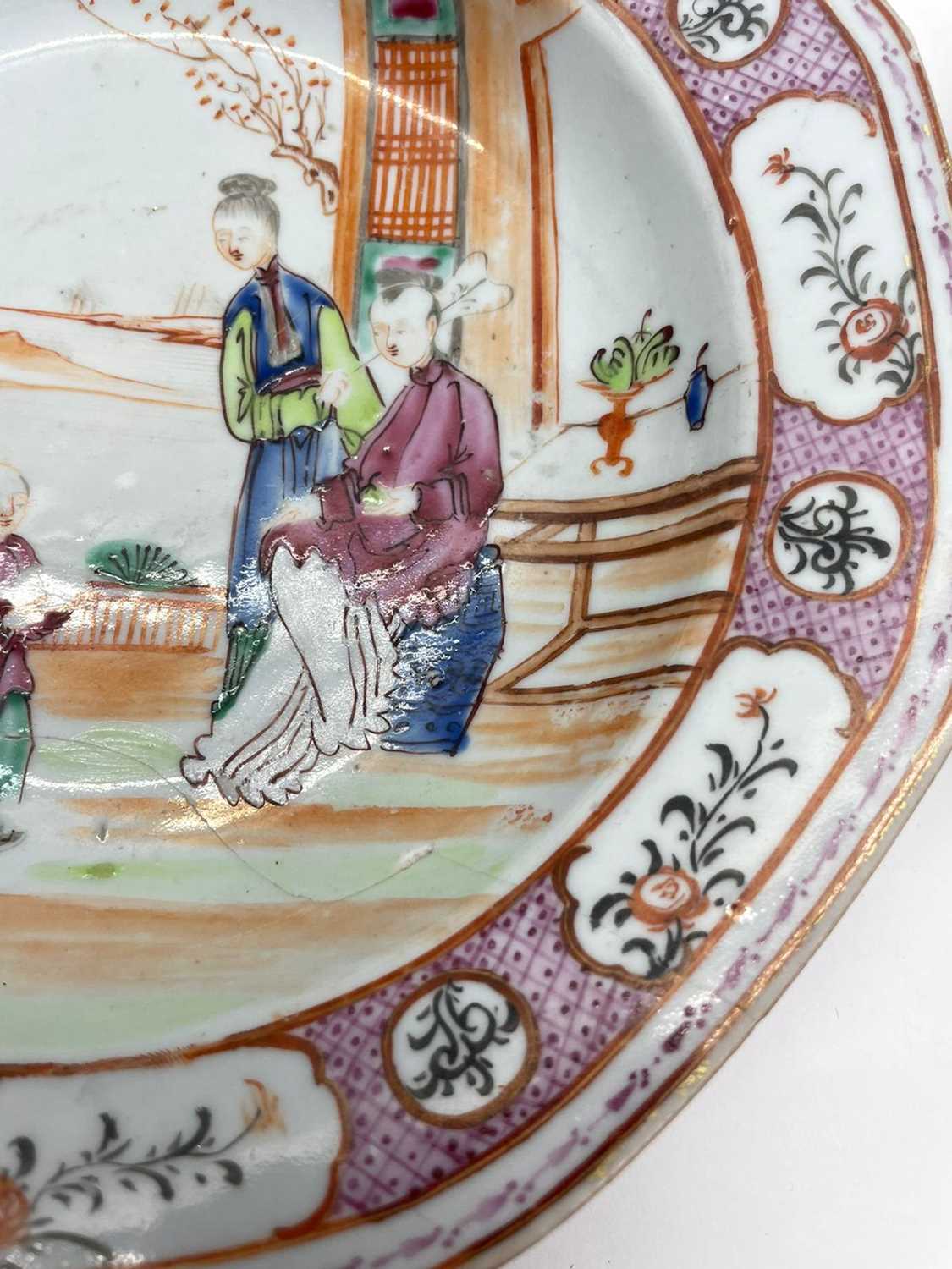 A pair of Chinese famille rose soup plates, - Image 30 of 43