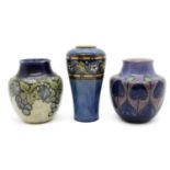 A group of Royal Doulton stoneware vases