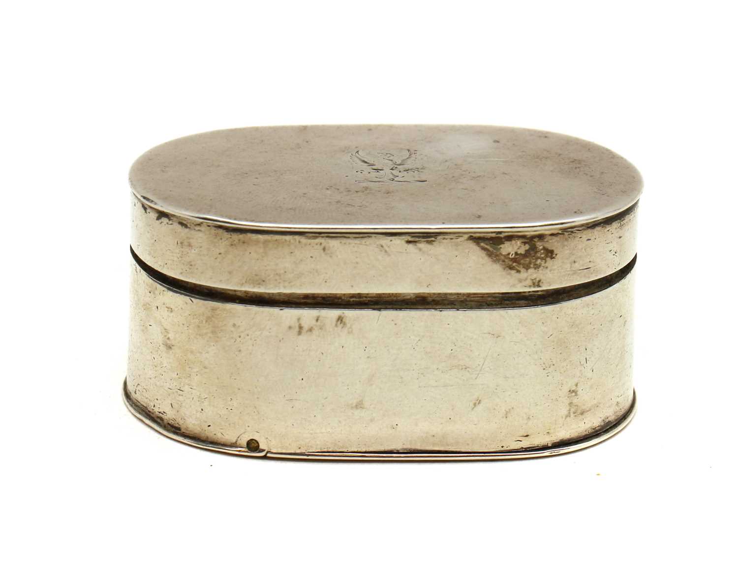 A George III silver nutmeg grater