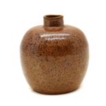 A Chinese style tea dust glaze vase