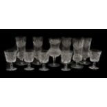 A set of six Edinburgh crystal 'Thistle' pattern glasses,