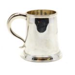 A George III style silver mug,