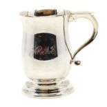 A George III style baluster mug