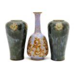 A group of Royal Doulton stoneware vases