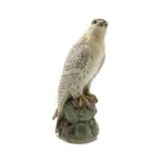 A Royal Copenhagen porcelain figure of an Icelandic Falcon