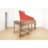 A double manual harpsichord by Joop Klinkhamer of Amsterdam,