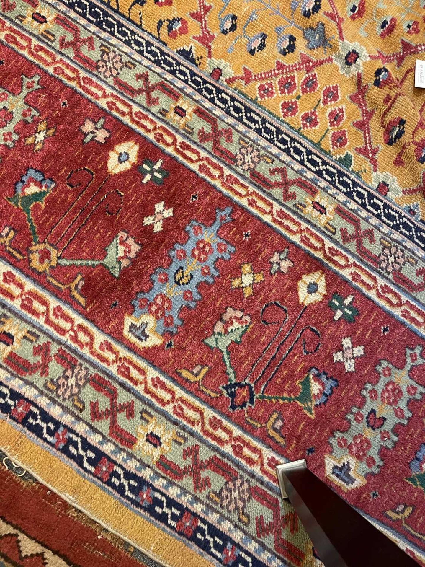 A Persian wool carpet, - Bild 22 aus 26