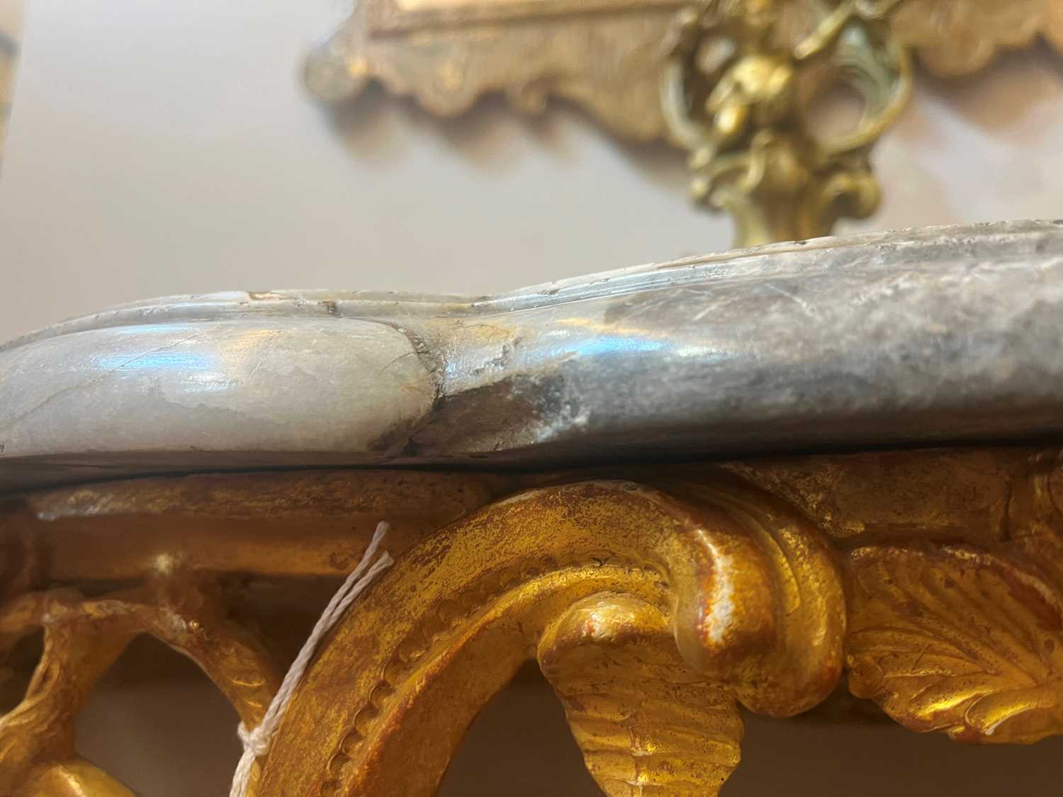 A Louis XV giltwood console table, - Image 25 of 27