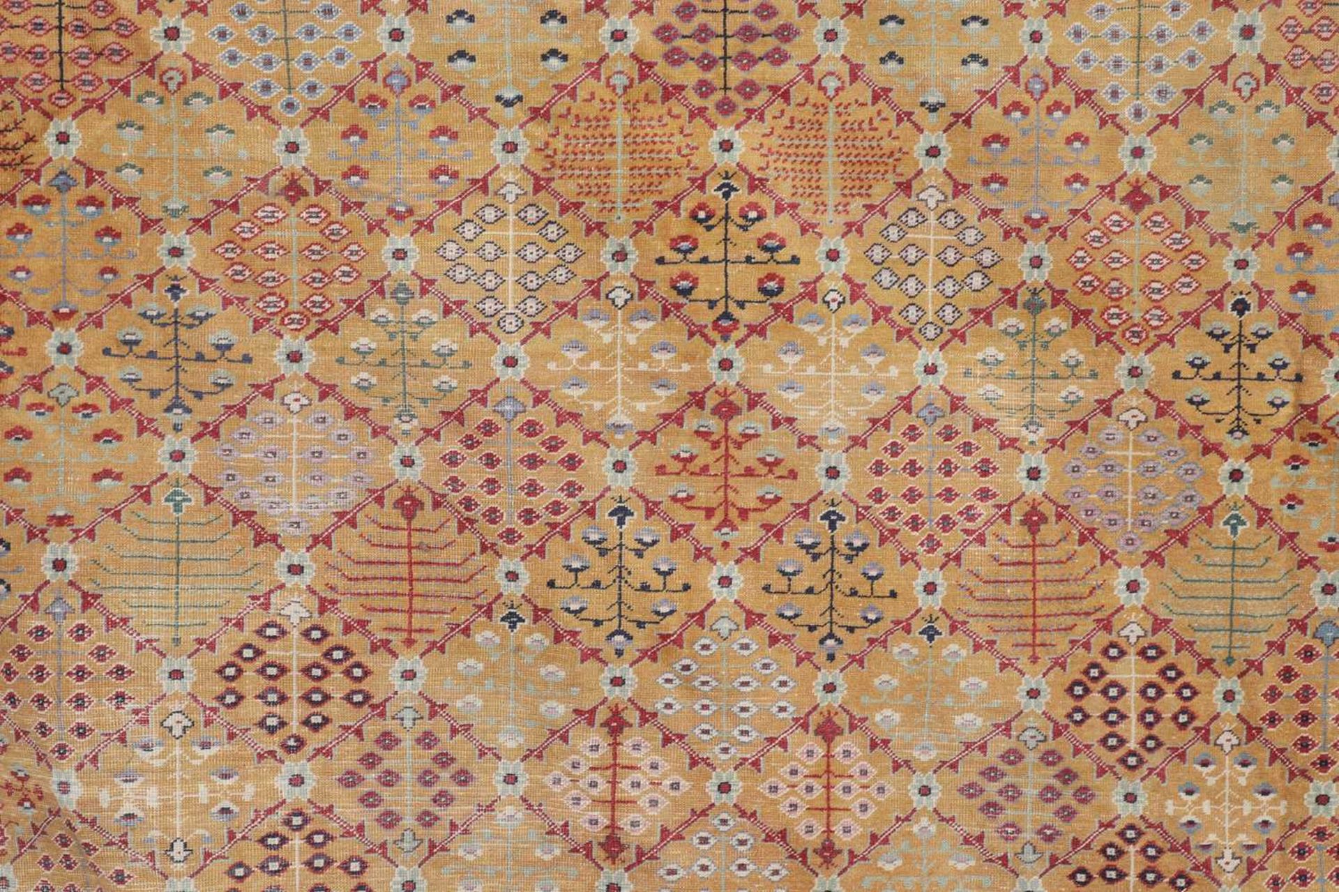 A Persian wool carpet, - Bild 3 aus 26