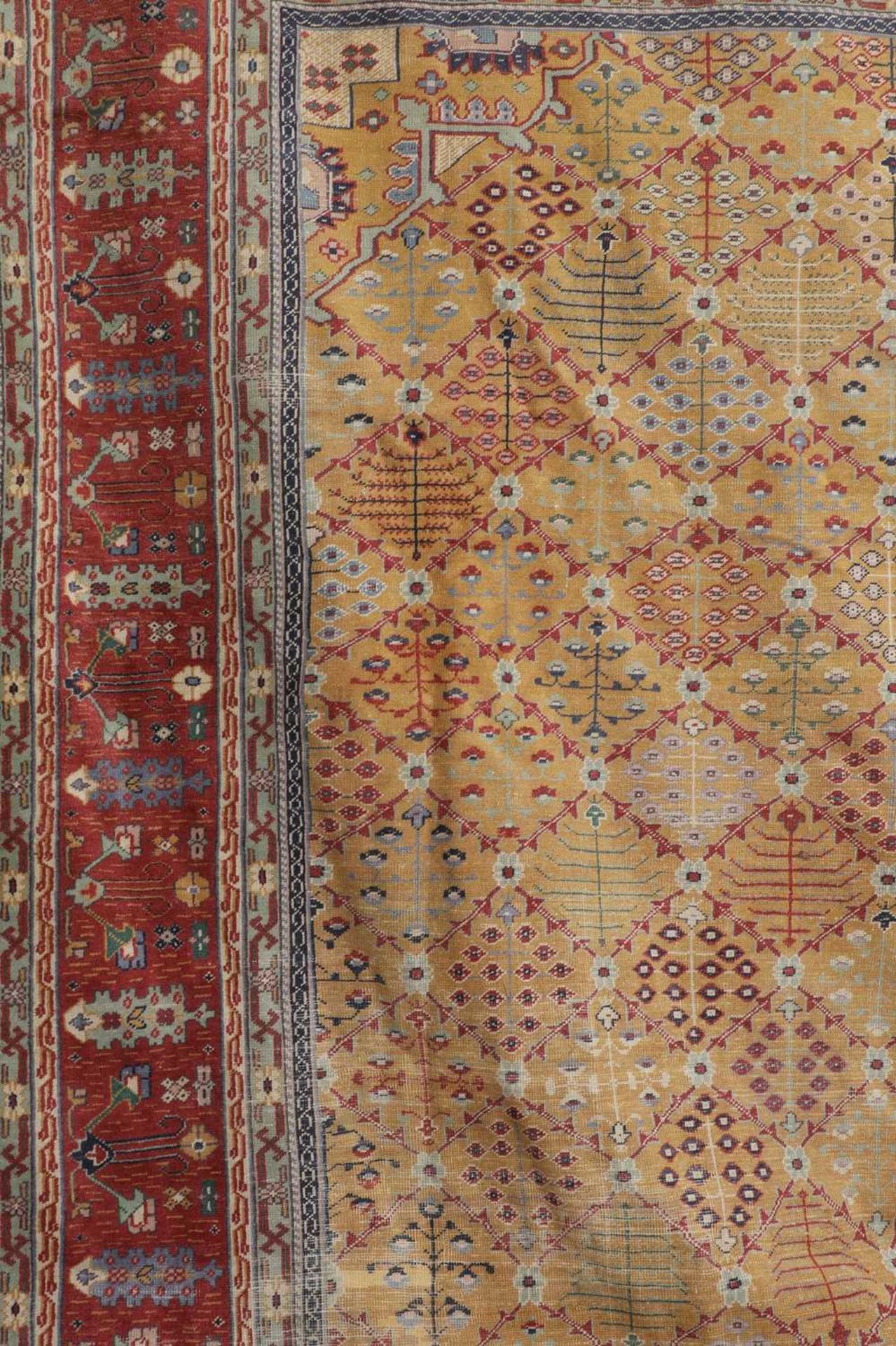 A Persian wool carpet, - Bild 4 aus 26