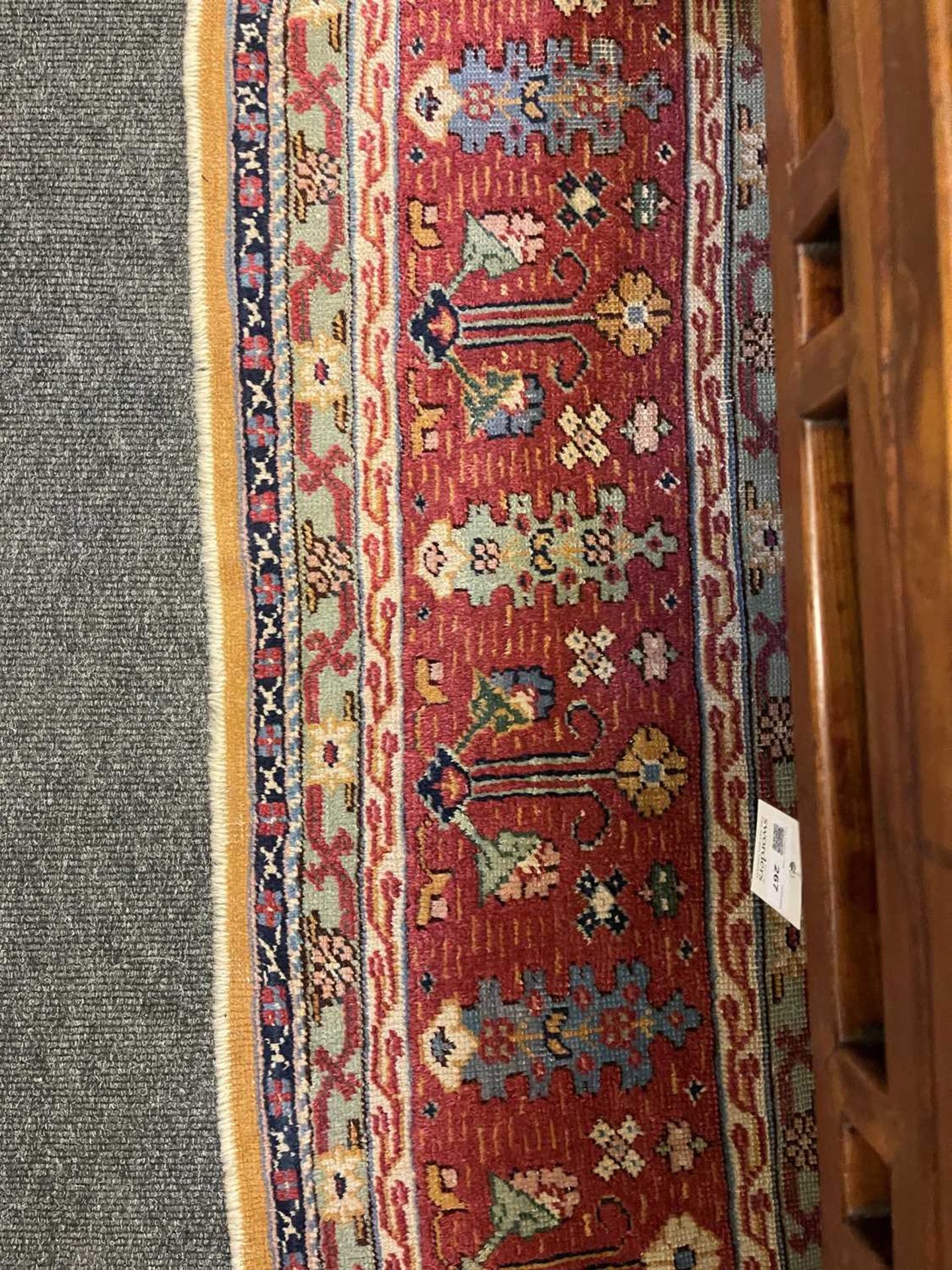 A Persian wool carpet, - Bild 20 aus 26