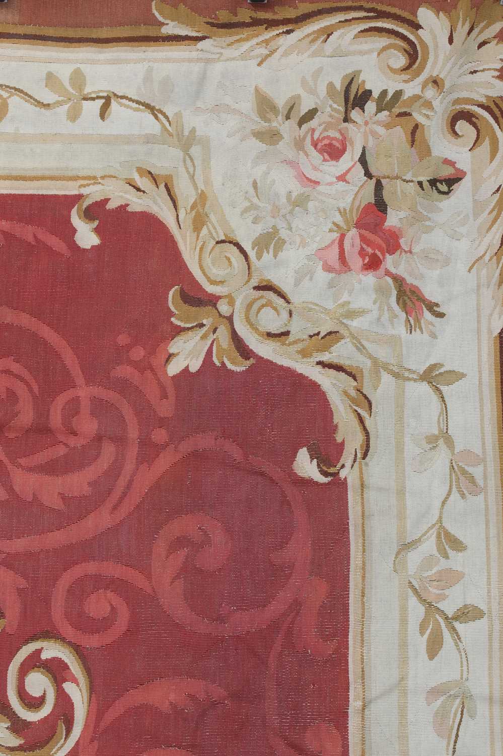 An Aubusson wool rug, - Image 3 of 15