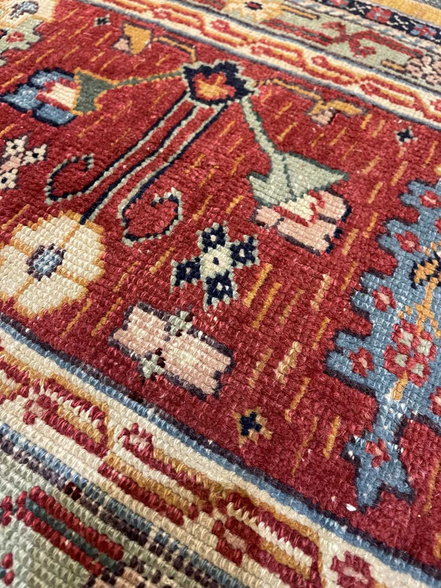 A Persian wool carpet, - Bild 7 aus 26