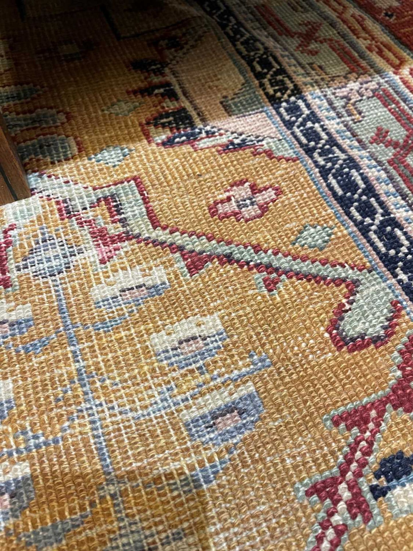 A Persian wool carpet, - Bild 9 aus 26