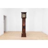 A William and Mary oyster-veneered olive wood, walnut and marquetry longcase clock,