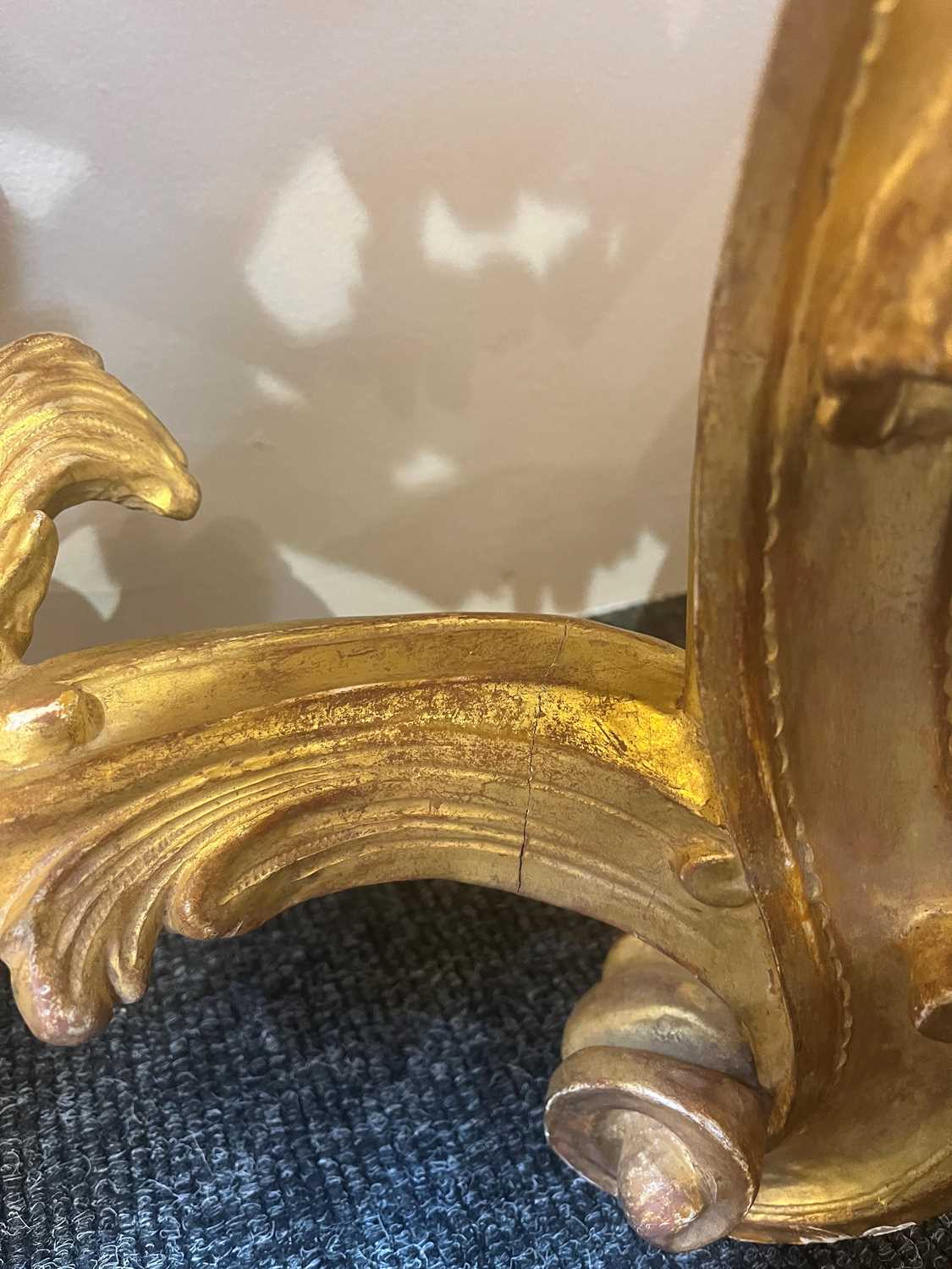 A Louis XV giltwood console table, - Image 16 of 27