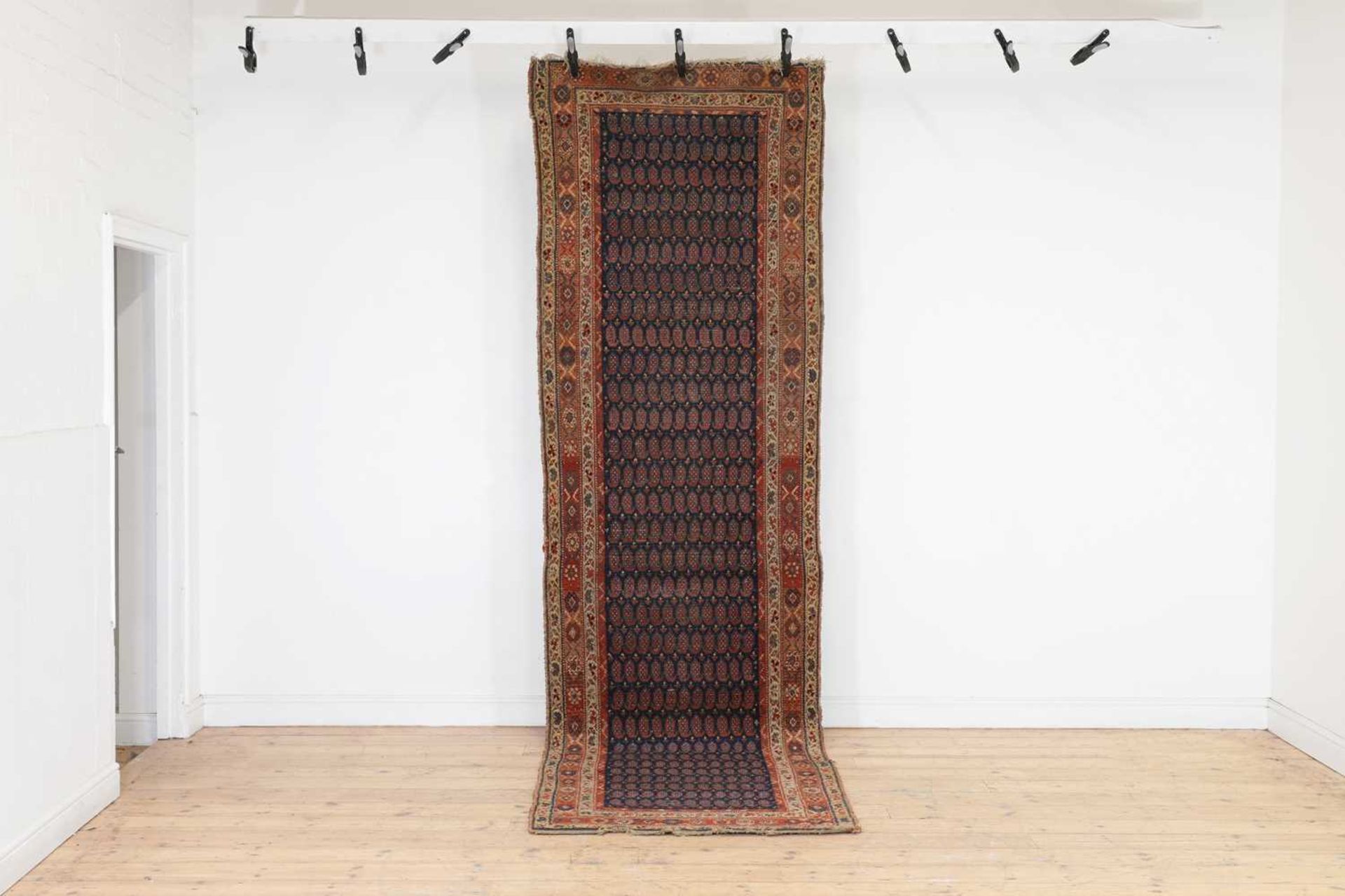 A Persian Mahal wool runner,