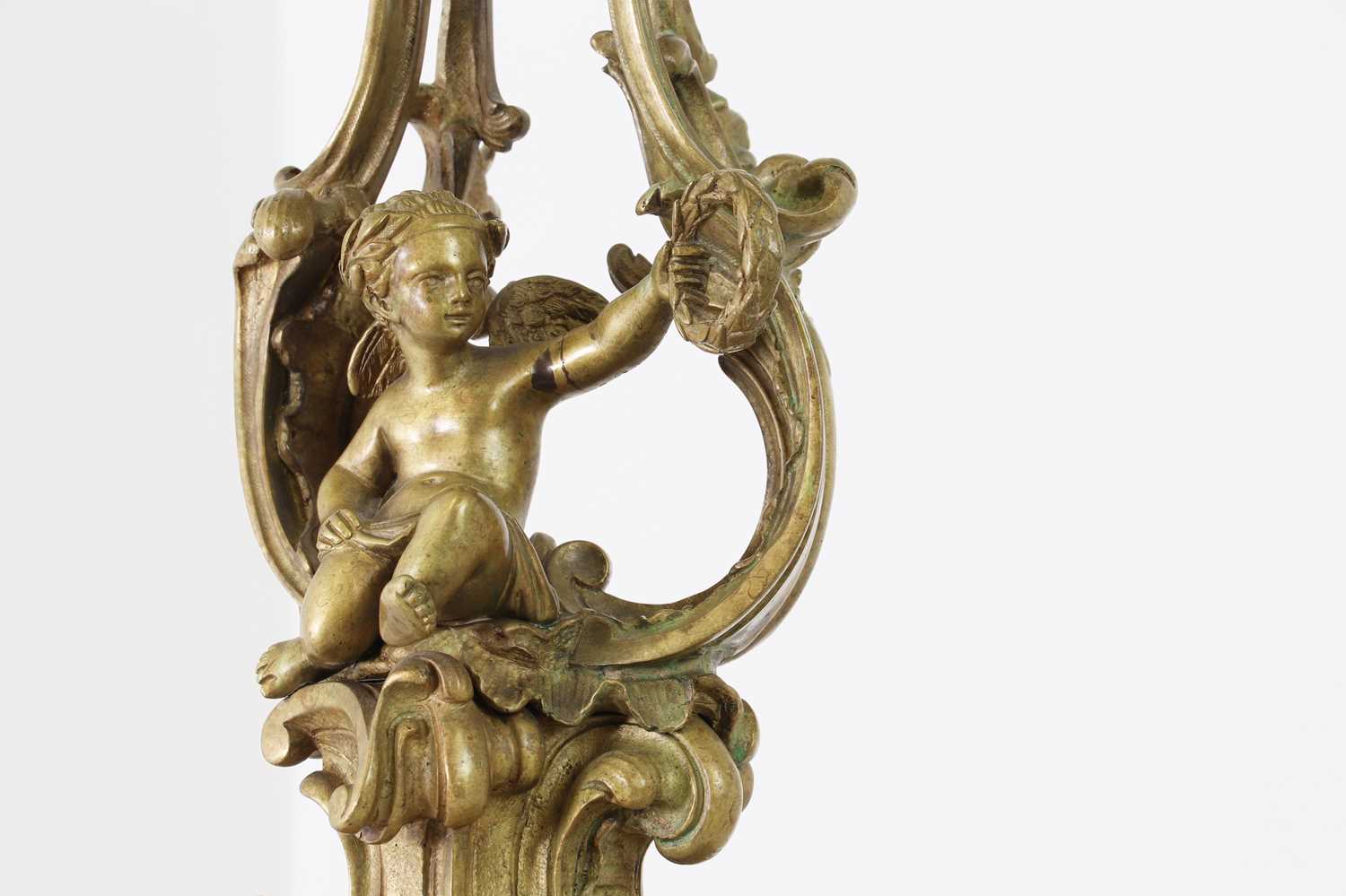 A Louis XV-style ormolu candelabrum, - Image 6 of 6