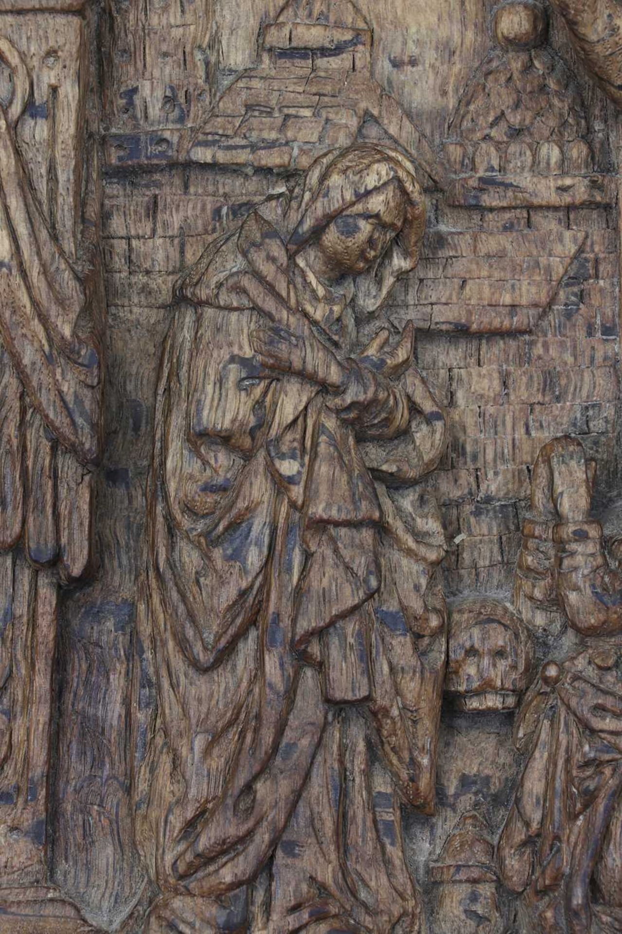 A carved oak relief panel, - Image 4 of 6