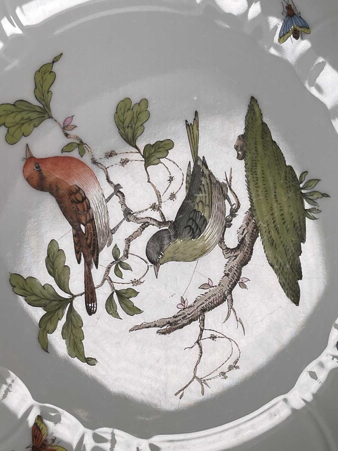 A Herend porcelain 'Rothschild Bird' dinner service, - Image 32 of 40