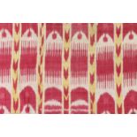 A silk ikat panel,