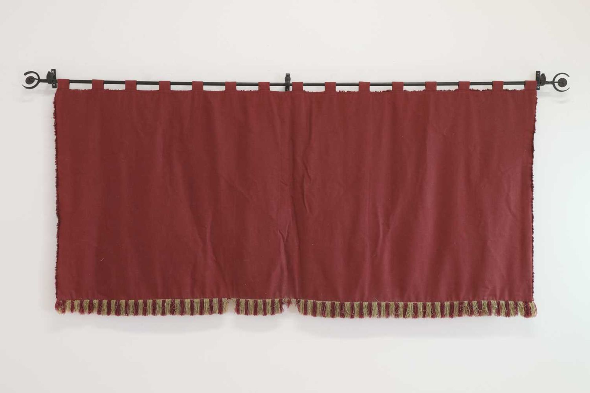 A velvet, silk and metal thread appliqué and embroidered hanging, - Image 13 of 13