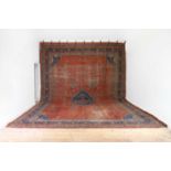 A large country house wool carpet,