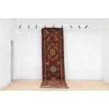 A Persian Heriz wool runner,