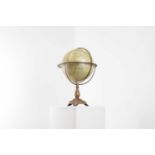 A French ten-inch terrestrial globe,