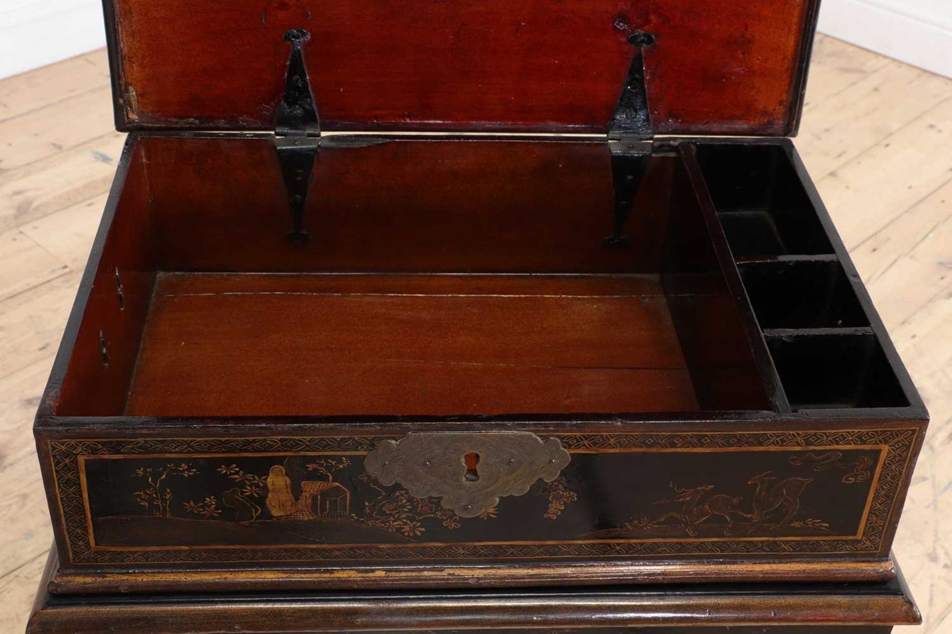 An export black-lacquered writing box, - Image 8 of 54