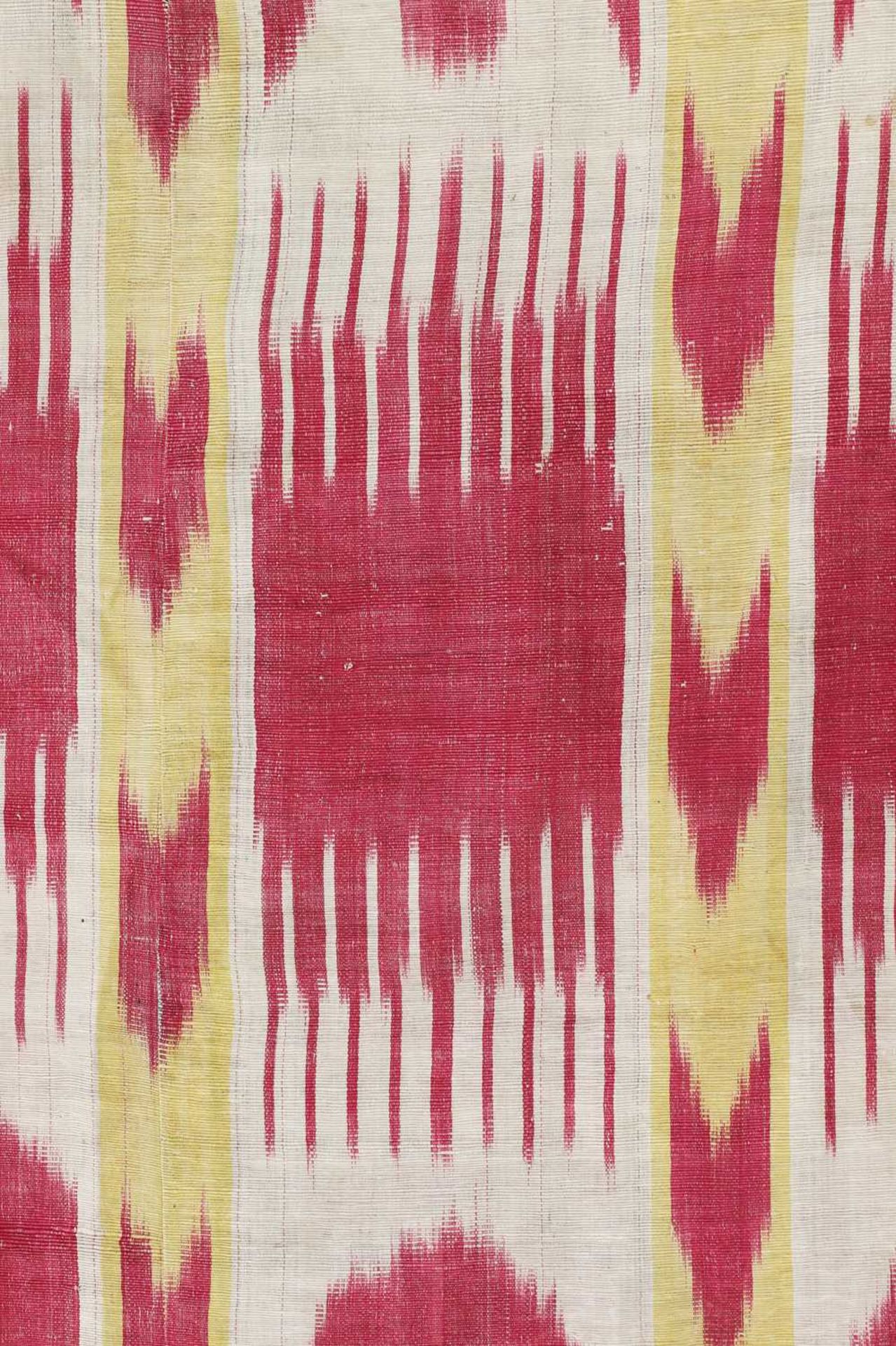 A silk ikat panel, - Image 2 of 11