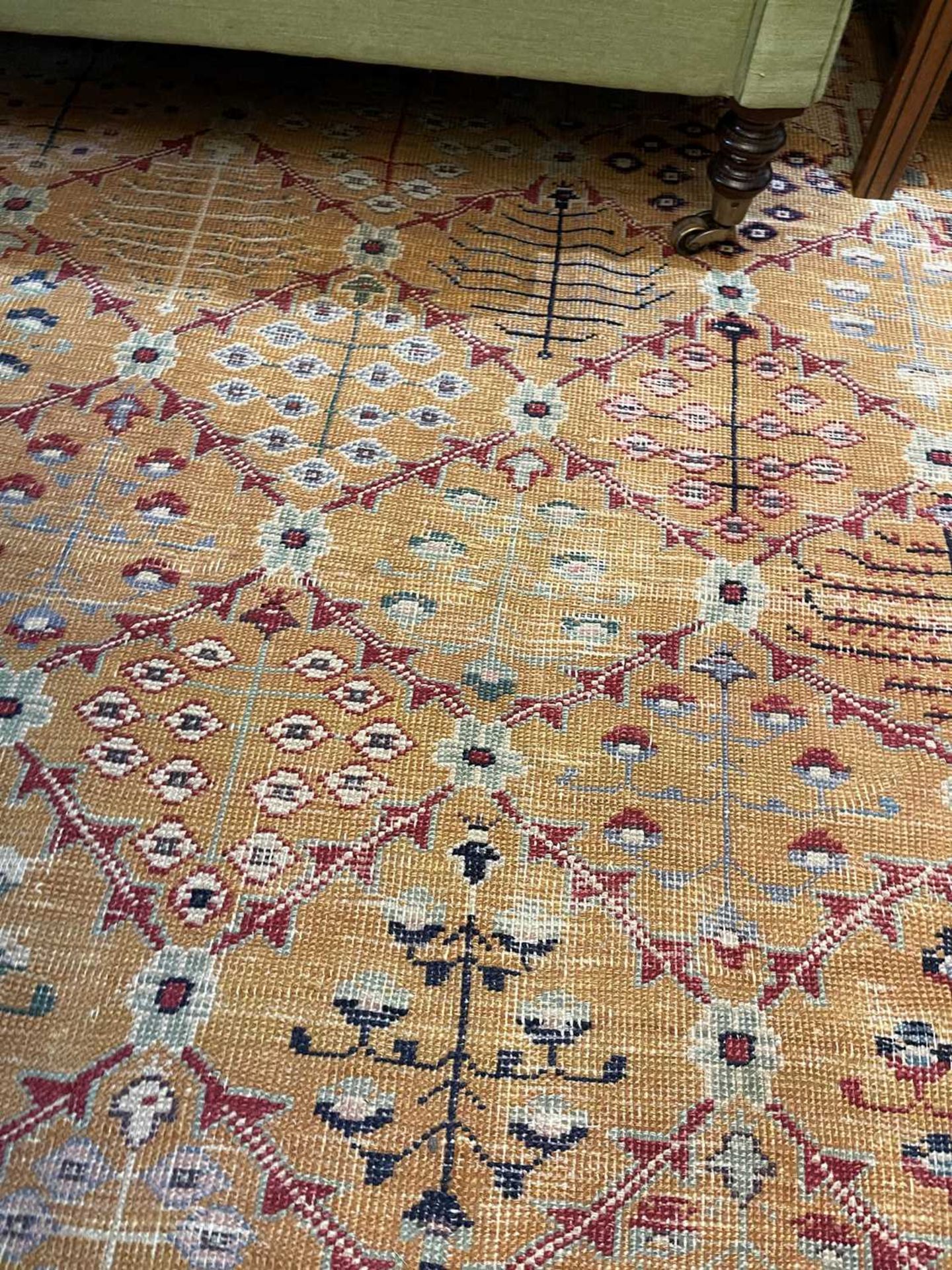 A Persian wool carpet, - Bild 14 aus 26