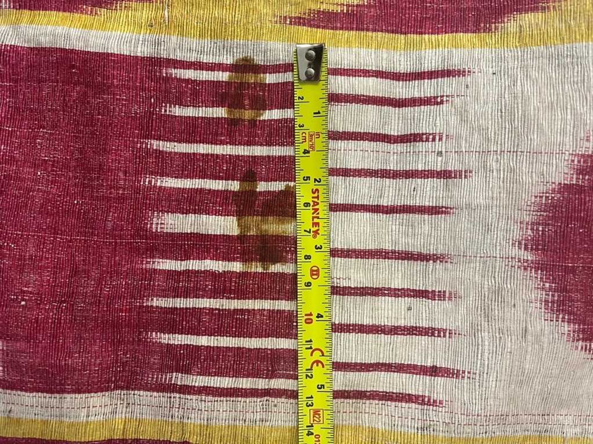 A silk ikat panel, - Image 9 of 11