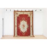 An Aubusson wool rug,