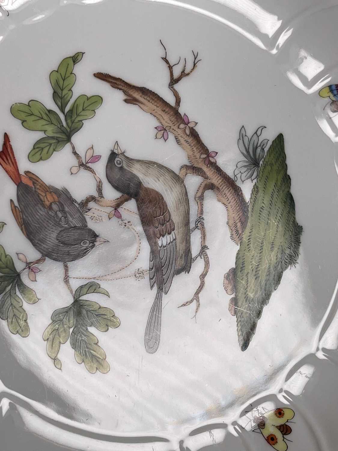 A Herend porcelain 'Rothschild Bird' dinner service, - Image 34 of 40